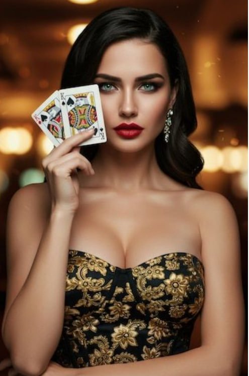 Live-dealer baccarat game with Cash Out button highlighted